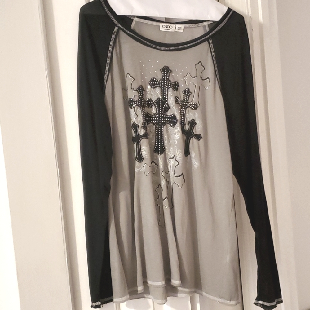 Cato plus size long sleeve shirt